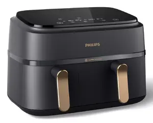 Аэрогриль Philips 3000 Series Dual Basket Airfryer NA352/00 — 9 л, 2750 Вт, двухкорзинный, 8 программ, 40–200°C