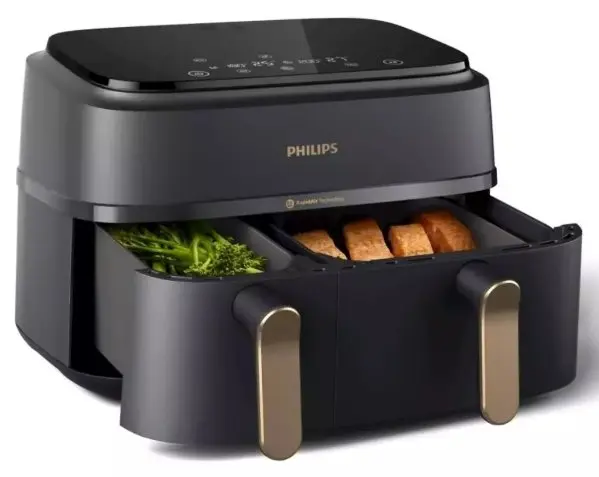 Philips 3000 Series Divu Grozu Karstā Gaisa Friteris NA352/00 Photo 8