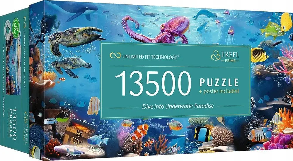 Пазл TREFL Prime Подводный мир 13500 дет 81027T Photo 3