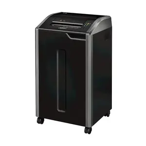Paper shredder Fellowes 100063597 — Micro-cut 1–5 mm, 121 L bin, Black