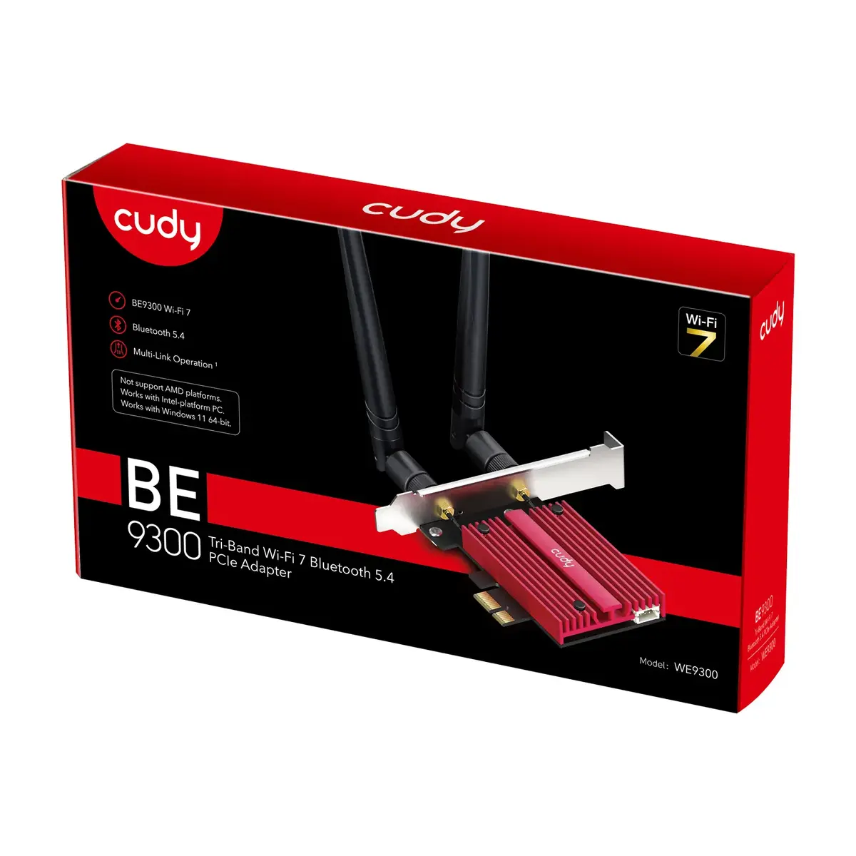Cudy WE9300 внутренняя WLAN/Bluetooth PCIe карта Wi‑Fi 7 Photo 5