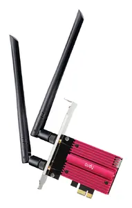 Cudy WE9300 Internal WLAN and Bluetooth PCI Express Network Card with Wi-Fi 7 Tri-Band 5765 Mbit/s