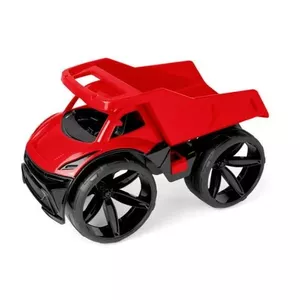Детский самосвал Wader Tipper Maximus Red 64000 — большой пластиковый игрушечный грузовик с подъёмным кузовом