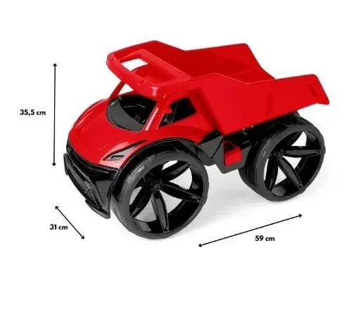 Wader Tipper Maximus Red 64000 самосвал Photo 2