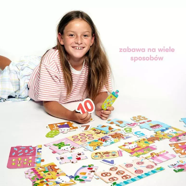 Number Puzzle CzuCzu 3372 mācību rotaļlieta Photo 3