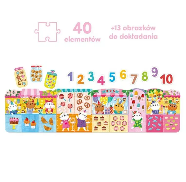 Number Puzzle CzuCzu 3372 mācību rotaļlieta Photo 5