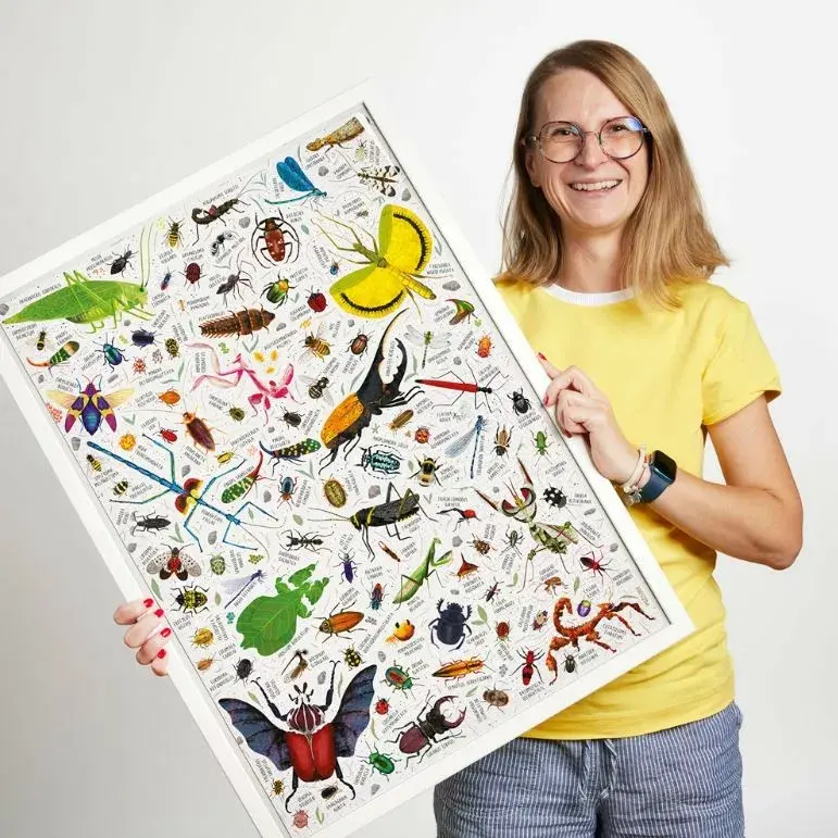 CzuCzu Puzzlove Insects пазл 1000 деталей 3136 Photo 5