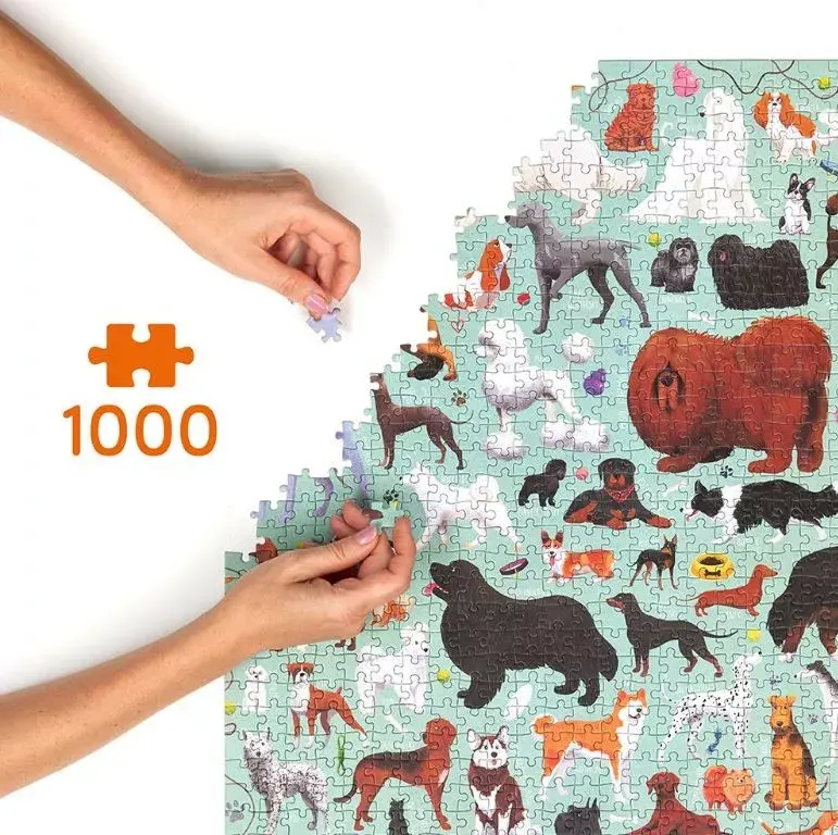 CzuCzu Dogs 1000 pcs puzzle model 3228 Photo 5