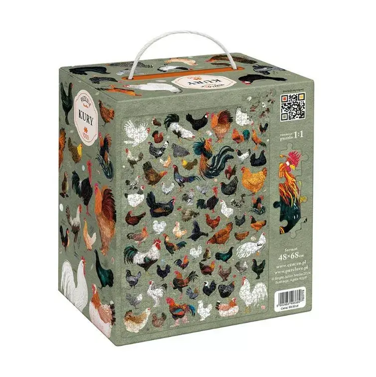 CzuCzu Puzzle Puzzlove Hens 1000 шт модель 3389 Photo 2