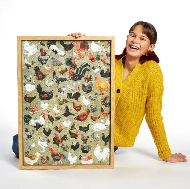 CzuCzu Puzzle Puzzlove Hens 1000 шт модель 3389 Photo 3