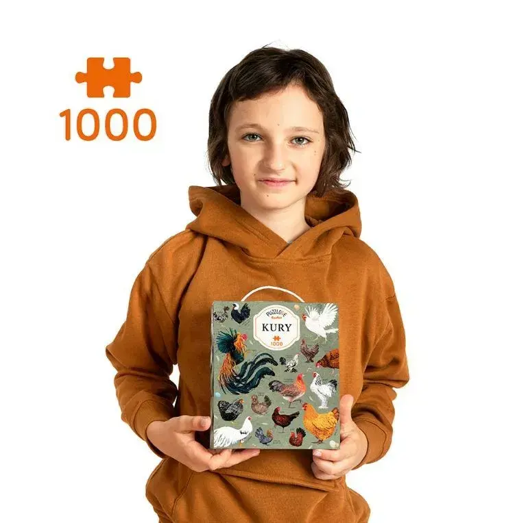 CzuCzu Puzzle Puzzlove Hens 1000 шт модель 3389 Photo 4