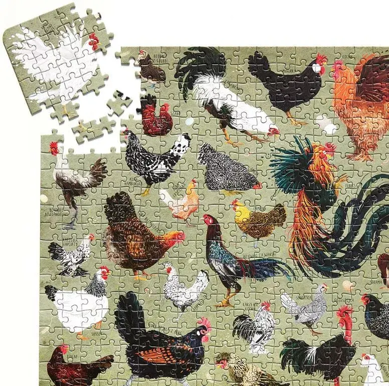 CzuCzu Puzzle Puzzlove Hens 1000 шт модель 3389 Photo 5