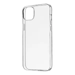Прозрачный силиконовый чехол connect для Apple iPhone 14, TPU 1.5 мм, прозрачный