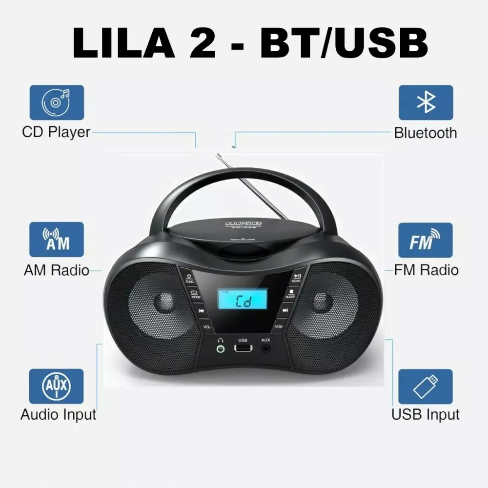 Radio atskaņotājs Eltra LILA2 USB BT Photo 2