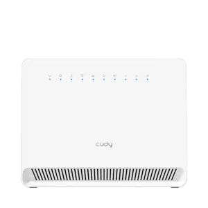 Wireless router Cudy LT500E Dual-band Wi‑Fi 5 (2.4/5 GHz), Fast Ethernet, 4G (LTE-TDD/FDD), white