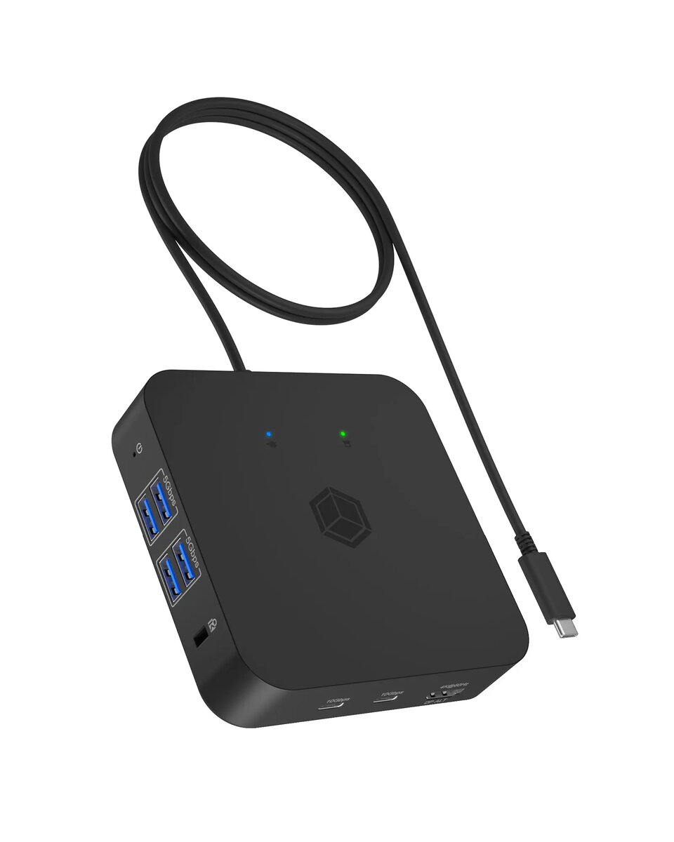ICY BOX IB-DK4090-C USB-C dokstacija ar