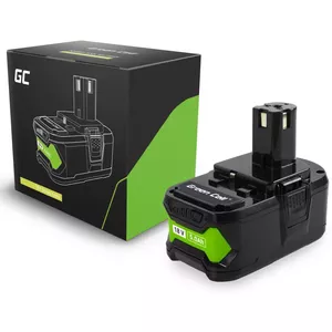 Cordless tool backpack battery Green Cell PTRY18V5 — Li‑Ion 18 V 5 Ah (90 Wh), black, 81×135×106 mm
