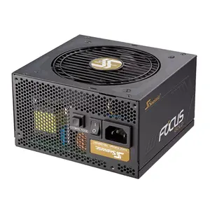 ATX barošanas bloks SEASONIC G12 GM 650 W — 80 PLUS Gold, 20+4 pin ATX, 120 mm ventilators, melns, MTBF 100000 h