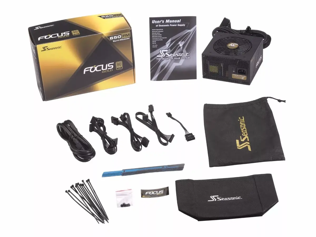 ATX блок питания SEASONIC G12 GM 650 W — 80 PLUS Gold Photo 6