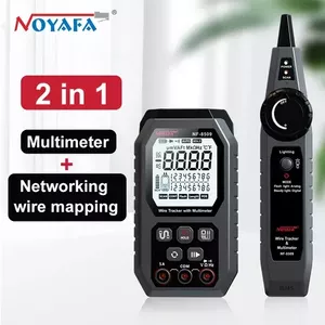 NOYAFA NF-8509 cable locator PoE multitester with LCD display and lithium battery