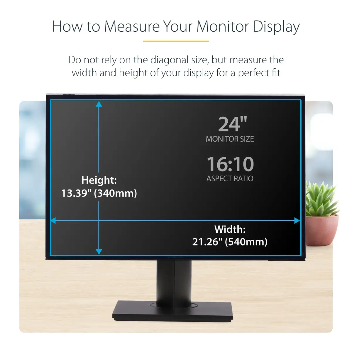 StarTech.com 24-inch 16:10 Monitor Privacy Screen 2461A-PRIVACY-SCREEN Photo 11