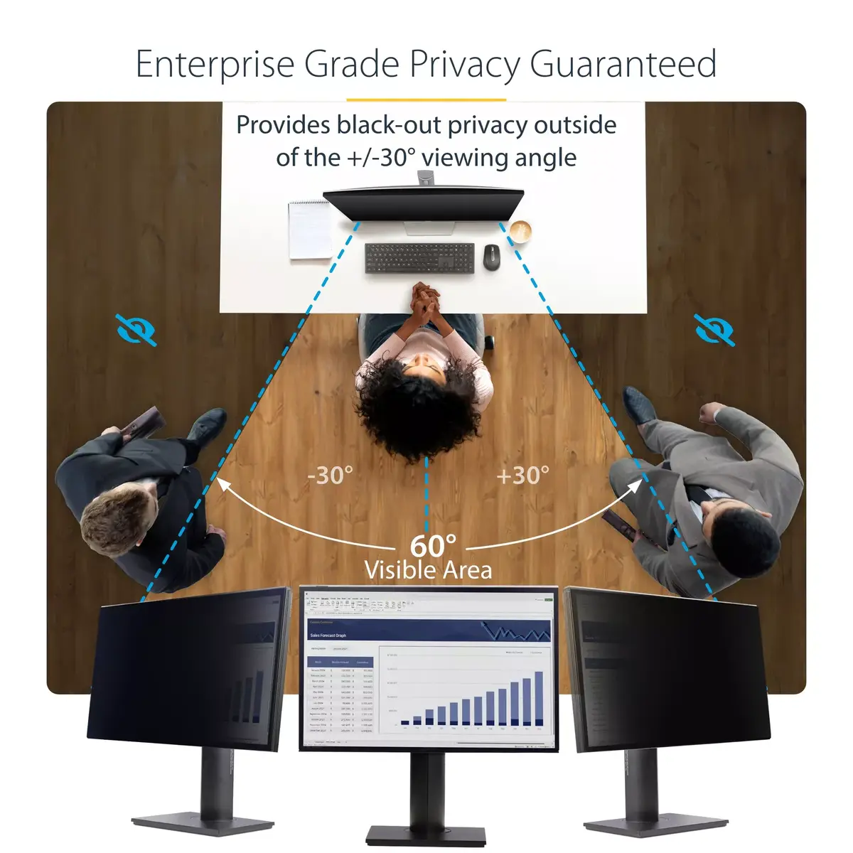 Privacy Screen Filter StarTech.com 23.8-inch Photo 9