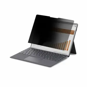 StarTech 124SL-PRIVACY-SCREEN 4-Way Privacy Screen Filter for 12.4-inch Surface Laptop Go 1/2/3 with Touch Support, 30-Degree Viewing Angle, Blue Light Reduction, and Matte Finish