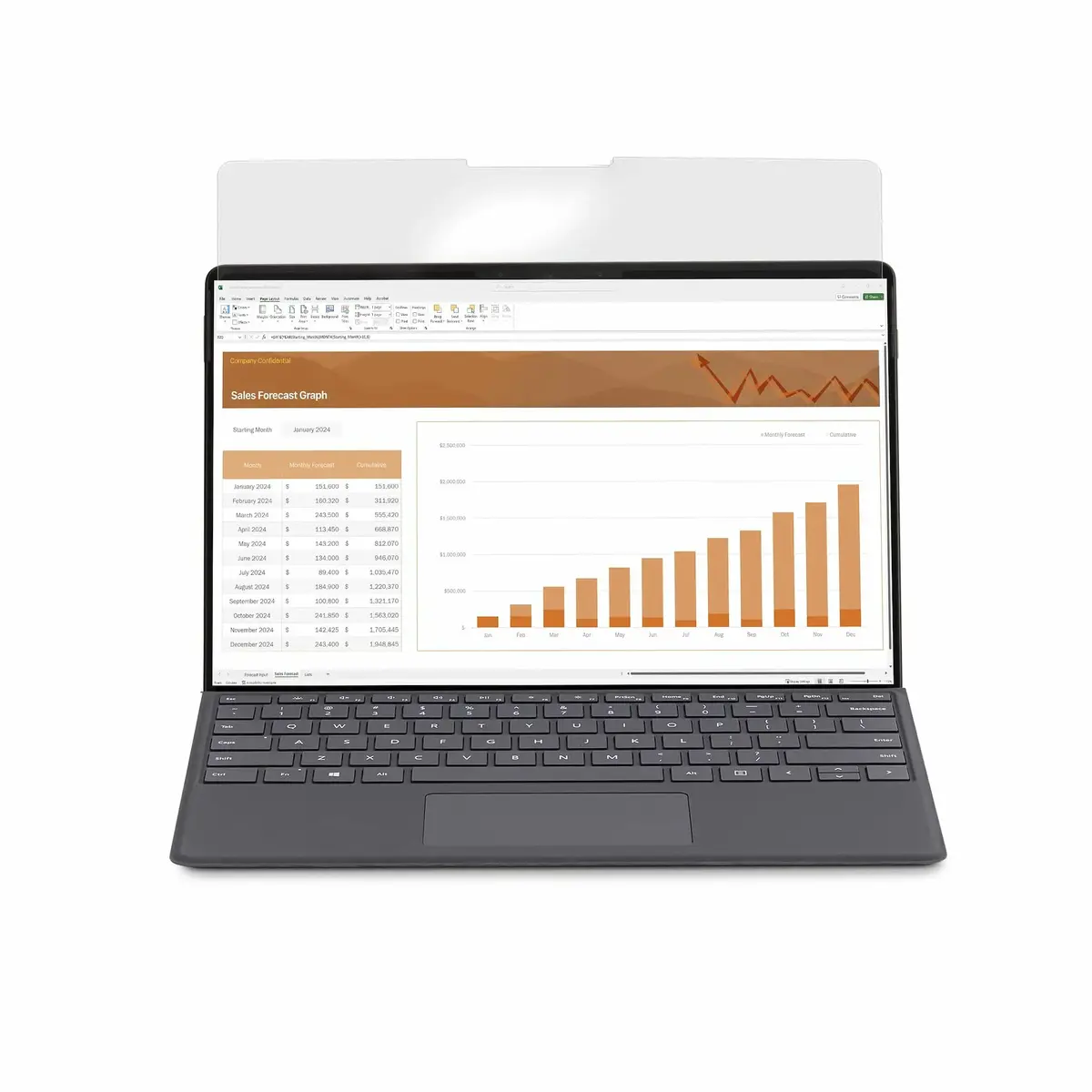 StarTech 124SL-PRIVACY-SCREEN Privacy Filter for Surface Photo 3
