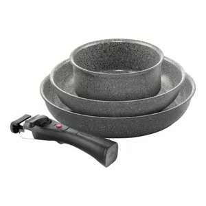 Cookware set Ballarini Torre — frying pans Ø24 cm, Ø28 cm and saucepan Ø16 cm