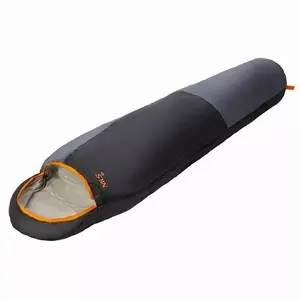 Спальный мешок nils extreme NC1705 — ультралёгкий серо‑оранжевый, модель NC1705