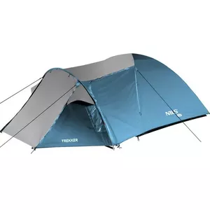 Палатка NILS EXTREME NC6012 — водонепроницаемая палатка для 2 человек, сине‑серый