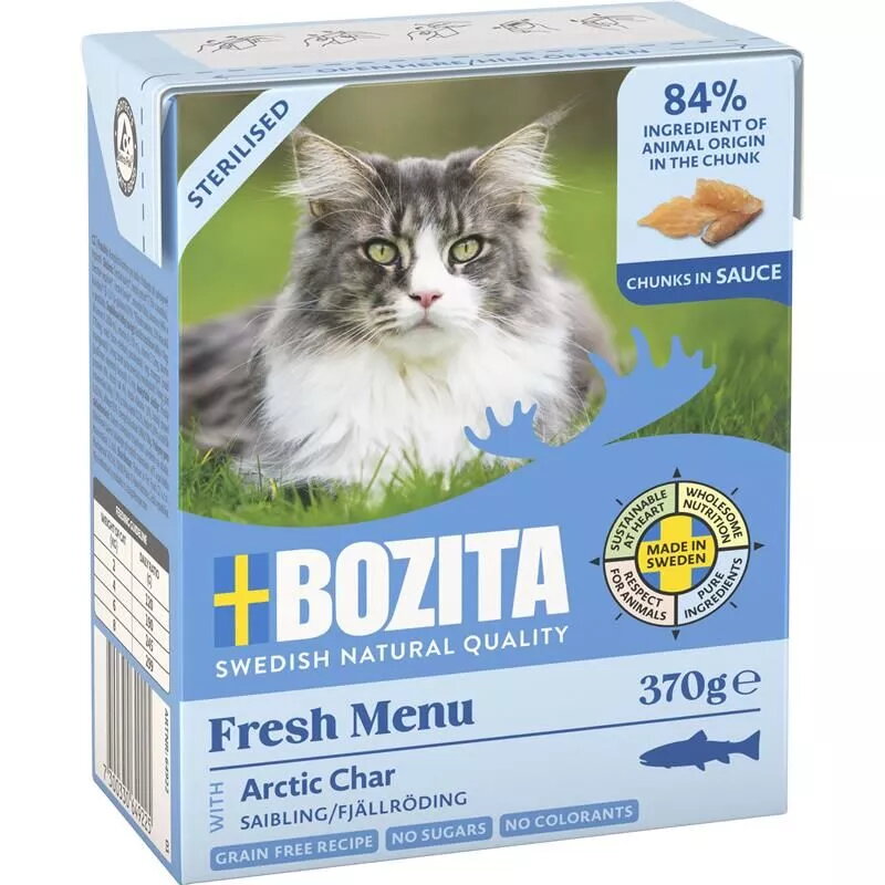 Mitrs kaķu barības BOZITA 370 g