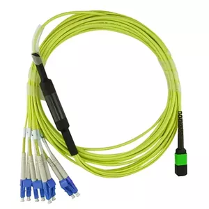 Оптоволоконный кабель BlueOptics MTP-4LC-S2M-BO 4x LC G.657.A1 2 м Зеленый