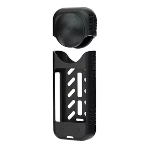 Protective silicone case with lens cover for Insta360 X4 by Sunnylife — black