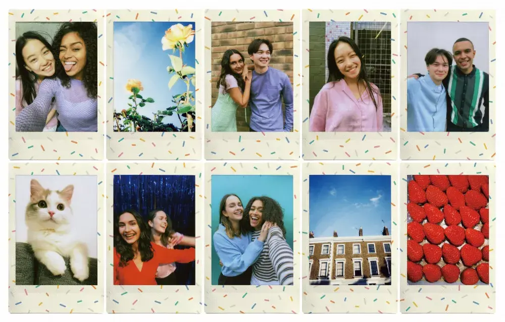 Instant filma Fujifilm Instax Mini Sprinkles 10 lapas Photo 3