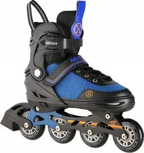 Inline skates Nils Extreme NH18188A size M 34–38 Black/Orange, adjustable recreational inline skates