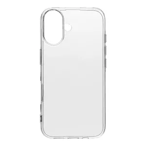 Protective TPU cover Obal:Me for Apple iPhone 16 — transparent, slim fit