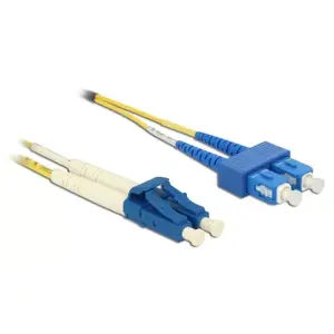 Оптоволоконный кабель DeLOCK 84881 LC LC/APC OS2 0.5 м Желтый