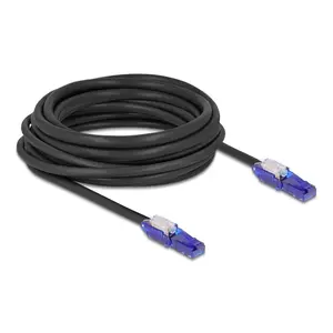 Сетевой кабель DeLOCK 80930 RJ-45 Cat6 7.5м Черный Фиолетовый