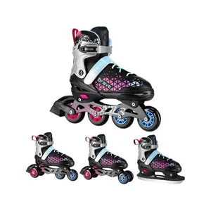 Inline Skates Nils Extreme NH18190A Brave 4in1 Size M (Adjustable 29–33)