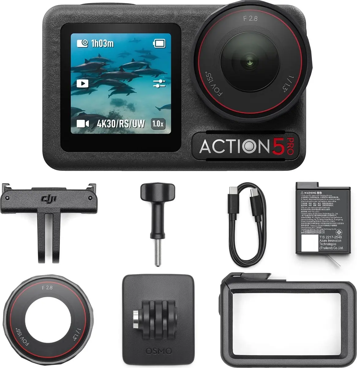 DJI Osmo Action 5 Pro Darbības Kamera Photo 12