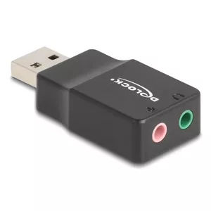 DeLOCK ārējā USB skaņas karte DeLOCK 66634 USB-A uz 2 x 3.5 mm