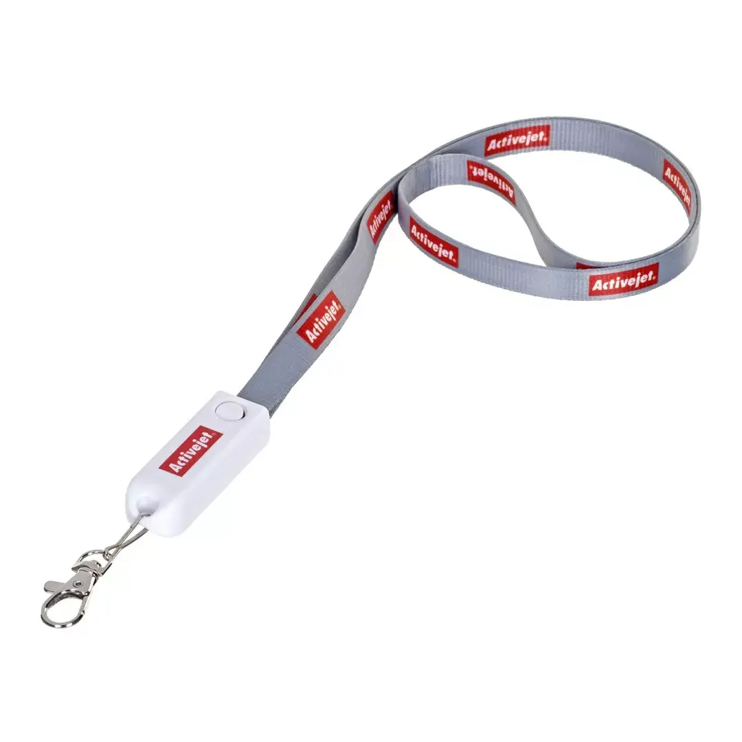 Lanyard Charger ActiveJet 3-in-1 USB A to USB-C/Lightning Photo 5
