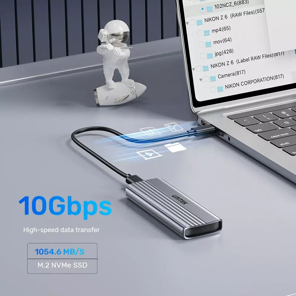 Unitek S1241B01 SSD enclosure — M.2 NVMe, USB 3.2 Gen 2 Photo 6
