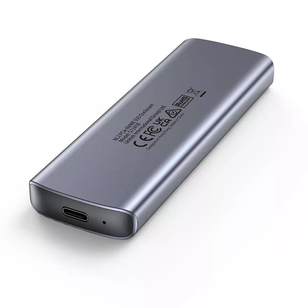 Unitek S1241B01 SSD enclosure — M.2 NVMe, USB 3.2 Gen 2 Photo 10