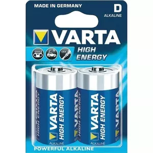 Alkāliskās AA baterijas Varta Energy (2 gab.) — MN1300, standarta ietilpība