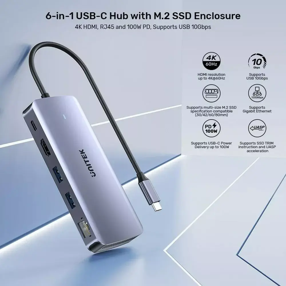 USB-C hubs Unitek D1120A01 Photo 6