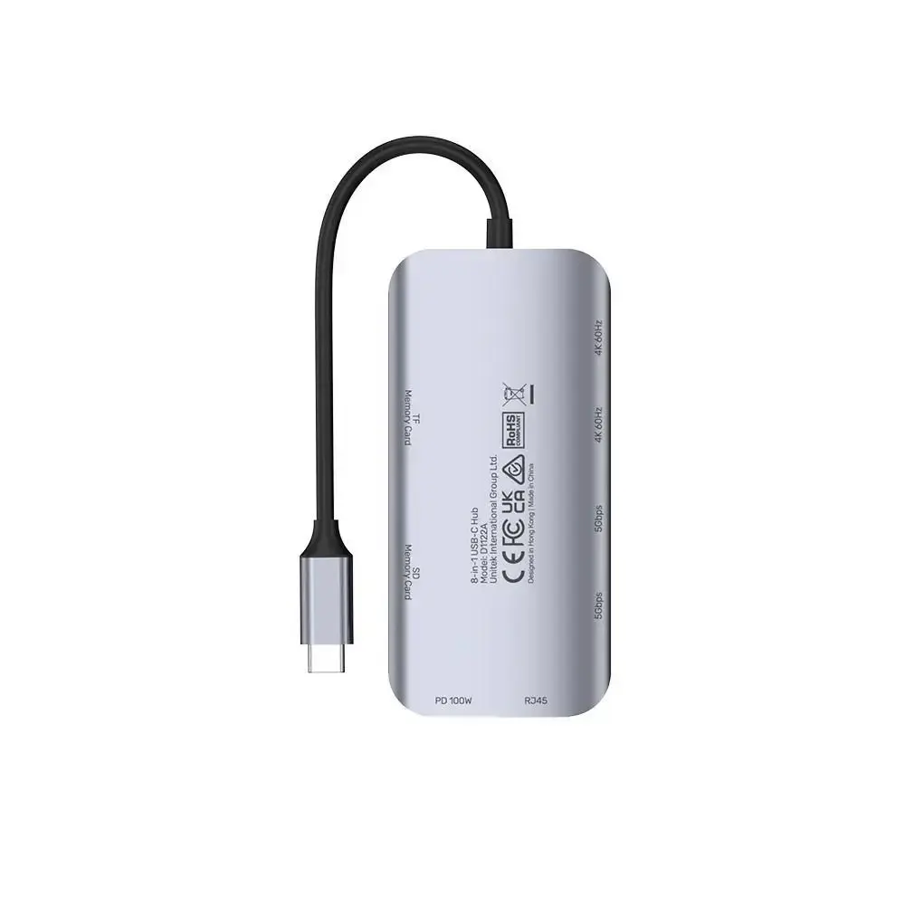 USB-C Hub Unitek D1122A01 2x HDMI 4K 100W Photo 4