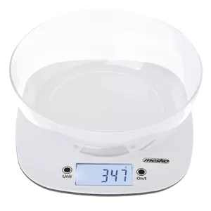 Adler virtuves svari ar bļodu | MS 3179w | Graduācija 1 g | Displeja tips LCD | Balts