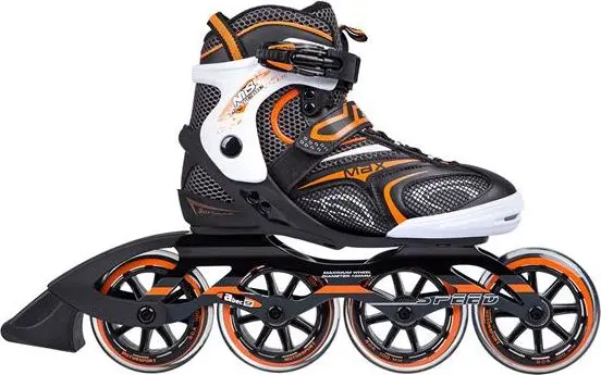 Skrituļslidas nils extreme NA1060S, melni-oranžas, izmērs